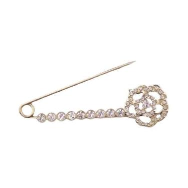 Imagem de Broche De Metal Feminino Para Ajuste De Cintura E Anti-Exposição Em Ro