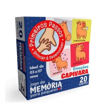 Imagem de Jogo da Memoria para Pequeninos Capivara das Emocoes Cooper Fun