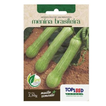 Imagem de Sementes De Abobrinha Menina Brasileira Tradicional 2,50g - Topseed