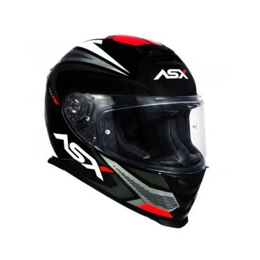 Imagem de Capacete Moto Asx Eagle Street Masculino Fechado Brilhante, 60