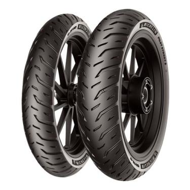 Imagem de Par Pneu Michelin Pilot Street 2 90/90-18 80/100-18 Tubeless