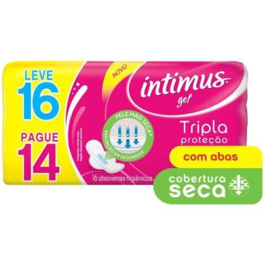 Imagem de Absorvente Intimus com Abas 16 Unidades Gel - Tripla Proteção