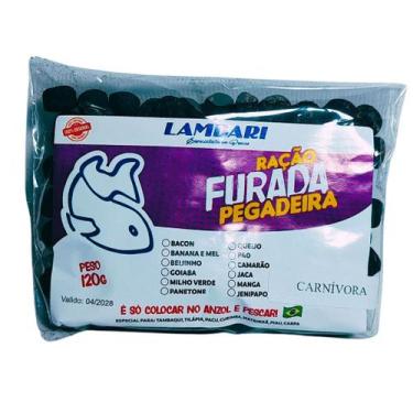 Imagem de Isca Ração Furada Pegadeira Sabores 120 grs - Iscas Lambari, Carnívora