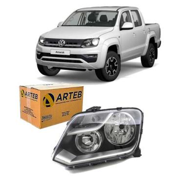 Imagem de Farol H7 h15 Com Motor De Regulagem Foco Lado Esquerdo Arteb Amarok 20