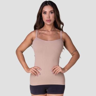 Imagem de Camiseta Segunda Pele Pós-cirúrgico Sem Costura Rigel, G, Nude