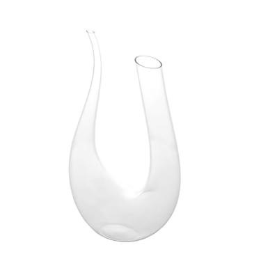 Imagem de Decanter 1L de Vidro Wolff Transparente Design Sofisticado para Vinho com Bocal Largo