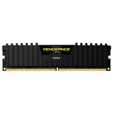 Imagem de Memória RAM Corsair Vengeance LPX DDR4 16GB 2666MHz com Desempenho Confiável e Durabilidade Preto CMK16GX4M1A2666C16