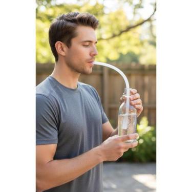Imagem de Tubo Ressonância Vocal 35cm Transparente Exercício Voz - Congratulatio