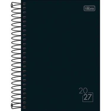 Imagem de Agenda Espiral Diária 14,0 cm x 20,0 cm cm Spice Preta 2027 - tilibra