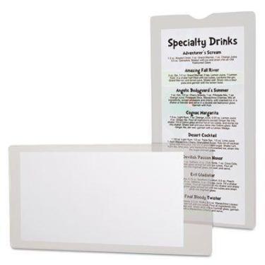 Imagem de Envelope Oxford 10x23 cm Vinil Transparente Resistente Pacote com 50