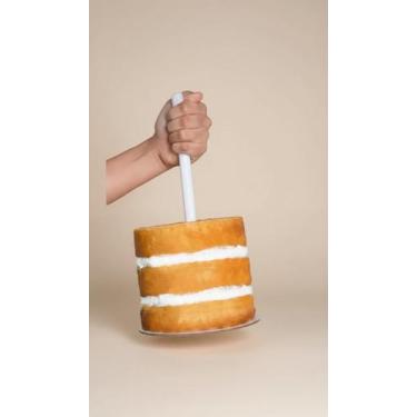 Imagem de Suporte para Bolo em MDF 21cm Disco e Haste - Congratulations Store
