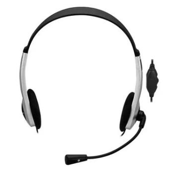 Imagem de Headset Fortrek Multimídia, HBL-101, Preto E Prata - 62887