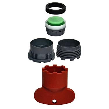 Imagem de Danco Kit de aerador de cache 1,5 gpm 10780 para torneiras Delta e Moen, vermelho/preto