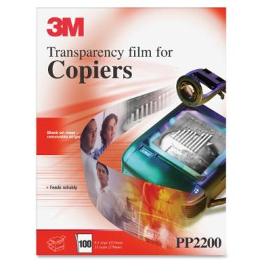 Imagem de 3M Filme transparente para copiadora de papel simples PP2200