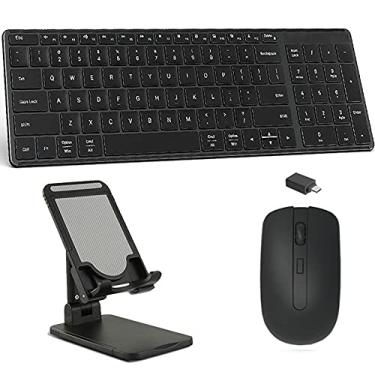 Imagem de Teclado, Mouse e Suporte Galaxy A7 T500/T505 10.4" Preto
