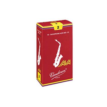Imagem de Palheta Java Red Cut para Sax Alto 2 com 10 unidades embaladas individualmente - SR262R