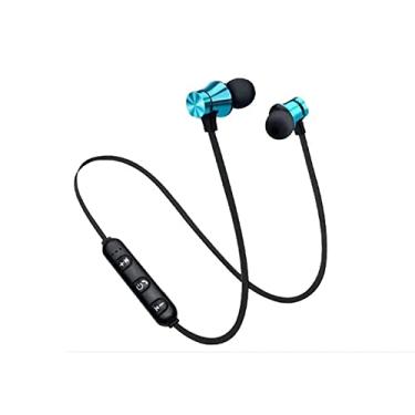 Imagem de Fone de ouvido Bluetooth versão 4.2, tipo de ouvido de sucção magnética, fone de ouvido sem fio Bluetooth à prova d'água para esportes transmissão de baixa potência (A-1)