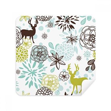 Imagem de Tecido de camurça para decoração de veados, flores e animais de Natal, tecido de camurça, pacote com 2