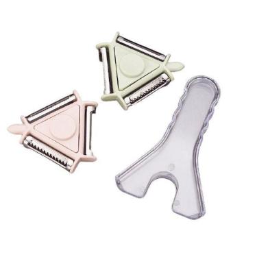 Imagem de Descascador Fatiador Multifuncional 3 Em 1 Legumes Frutas