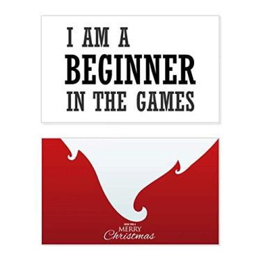 Imagem de I Am A Beginner In The Games Holiday Holiday Merry Christmas Parabéns Card Christmas Letter Message