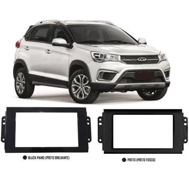 Imagem de Moldura De Painel 2 Din Chery Tiggo 2 Para Cd Dvd MP5 2 Dins