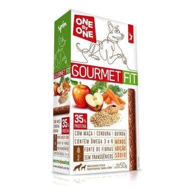 Imagem de Stick Gourmet Fit Spin Pet - 50G - Maça + Cenoura + Quinoa