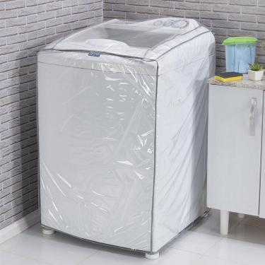 Imagem de Capa para Máquina de Lavar Roupa Transparente Tamanho M