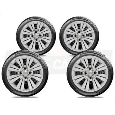 Imagem de Calota Corsa Prisma Maxx Joy Até 2012 Aro 14 Jg 4Pcs G245J