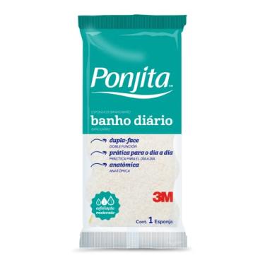 Imagem de Ponjita, 3M, Esponja para Banho, Amarela