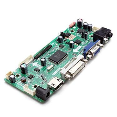 Imagem de Taidacent Placa controladora LVDS universal 10-65 polegadas tela LCD HDMI DVI VGA para LVDS Driver Board DIY Kit de exibição de notebook (placa de unidade única)
