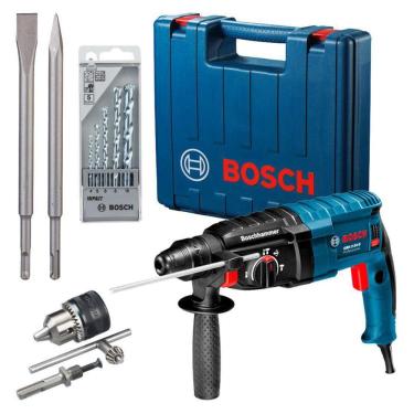 Imagem de Martelete Perfurador Rompedor 820W Bosch GBH 2-24 D + Kit Bosch