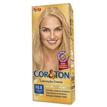 Imagem de Kit Tintura Cor & Ton 10.0 Louro Ultra Claro 180 G, Niely