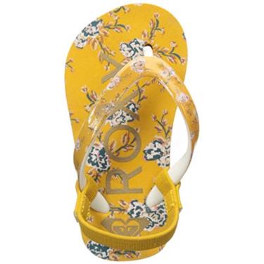 Imagem de Roxy Sandália feminina Tw Pebbles, Mostarda, 5 M Medium Youth US Little Kid