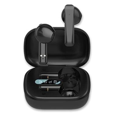 Imagem de SUWIAKLALL Fone de ouvido B13 compatível com Bluetooth 5.0 com caixa de carregamento fone de ouvido sem fio estéreo à prova d'água fones de ouvido com microfone
