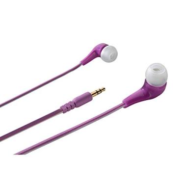 Imagem de Fone de Ouvido Tipo Earphone com Cabo Flat - Comfort, One for all, Lilás/Branco