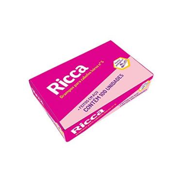 Imagem de Grampo para Cabelo N°5 Loiro, Ricca, Caixa con 100 Pcs