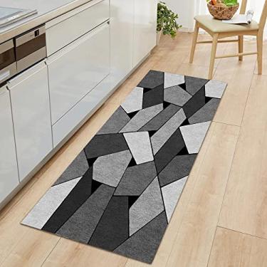 Imagem de SHENGANG Tapete de cozinha, entrada de casa, quarto, sala de estar, decoração infantil, tapete, corredor, cabeceira, banheiro, tapete antiderrapante, 20,60cmx200cm
