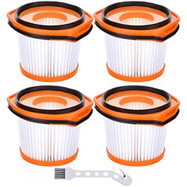Imagem de Filtro de substituição de 4 peças compatível com sistemas Shark Wandwac WS620, WS630, WS632, WS633. Compare com a peça XFFWV360
