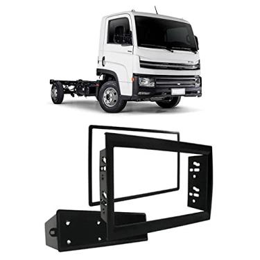 Imagem de Moldura Painel 1 Din e 2 Din VW Delivery 7" Polegadas 2017 em Diante - Preto