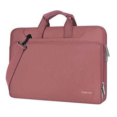 Imagem de MOSISO Bolsa de ombro protetora para laptop 360 compatível com MacBook Pro de 16 polegadas 2023-2019 M2 A2780 M1 A2485 Pro/Max A2141/Pro 15 A1398, notebook de 15-15,6 polegadas, capa