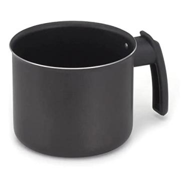 Imagem de Leiteira Fervedor Caneco Antiaderente Preto Em Alumínio 12cm