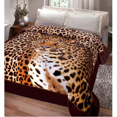 Imagem de Cobertor Kyor Plus Soft Leopardo JolitexMarrom/Tons Sobre Tom Poliéster