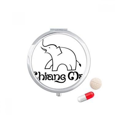 Imagem de Caixa de armazenamento de medicamentos com escudo de elefante da Tailândia