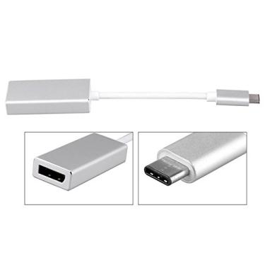 Imagem de CABO USB 3.1 TIPO C Macho X Para DISPLAYPORT FÊMEA de 0,18 Metros