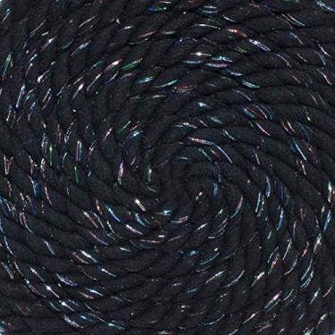 Imagem de Corda de algodão trançado natural West Coast Paracord – Corda artesanal – Corda tripla super macia e forte para esportes, decoração, artesanato, macramê, uso interno (1,27 cm x 320 m, meia-noite)