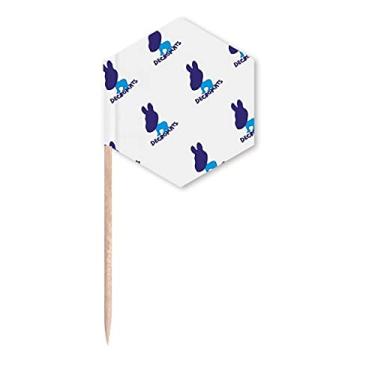 Imagem de United States Democracy Joe Figure Blue Repeat Toothpick Flags Cupcake Picks, Party Celebration