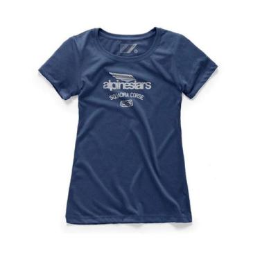 Imagem de Camiseta Alpinestars Womens Winged Team Azul