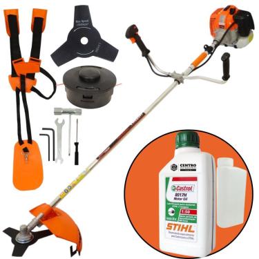 Imagem de Roçadeira Lateral Vulcan Vr620h 2T 3hp 10500rpm À Gasolina Profissional Com Guidão Bi-P...