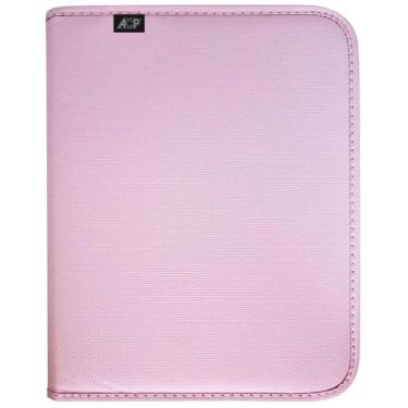 Imagem de Fichário Universitário 4 Argolas Sweet Rosa Com Estojo Acp