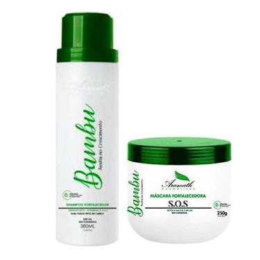 Imagem de Kit Shampoo e Mascara Broto de Bambu S.O.S Aramath